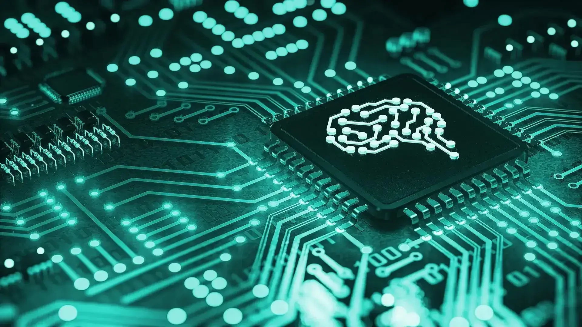 brain on a computer chip, computer circuits