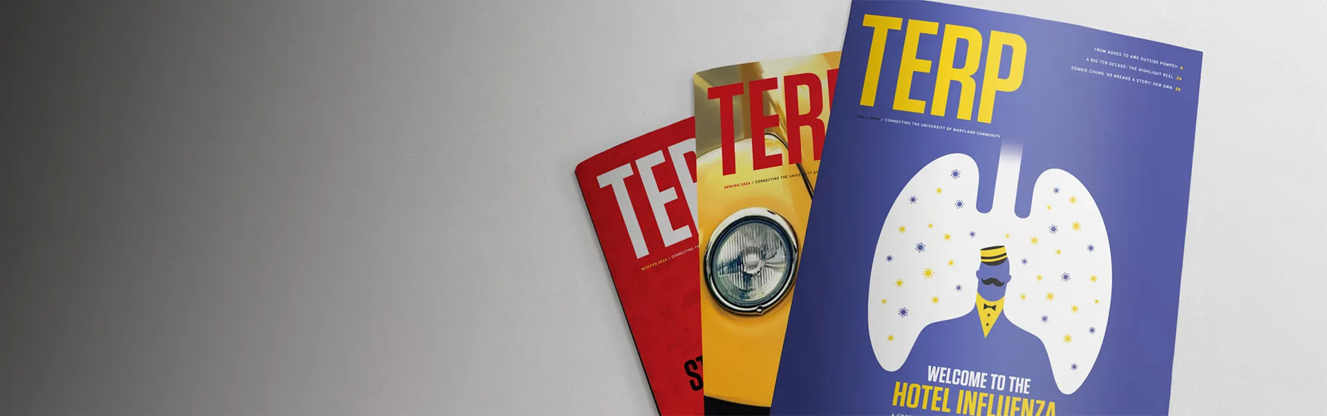 3 TERP magazines