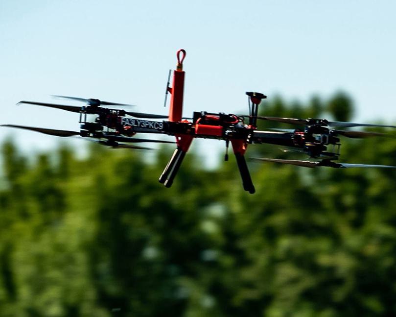 drone in the sky