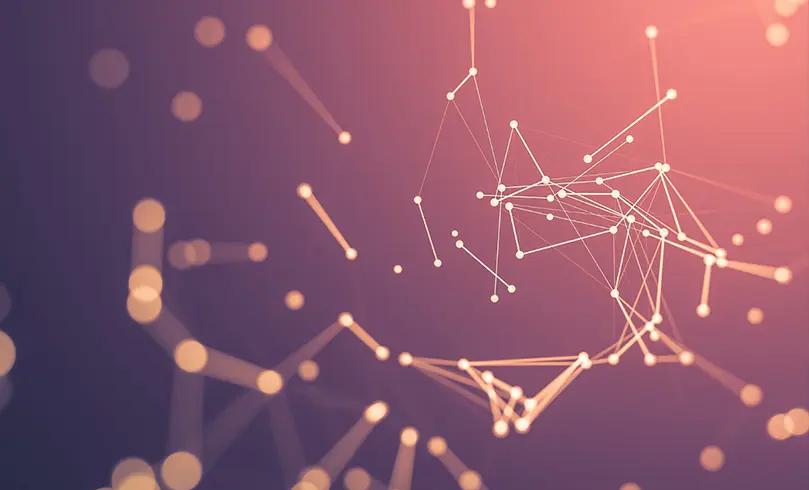 nodes and lines connecting