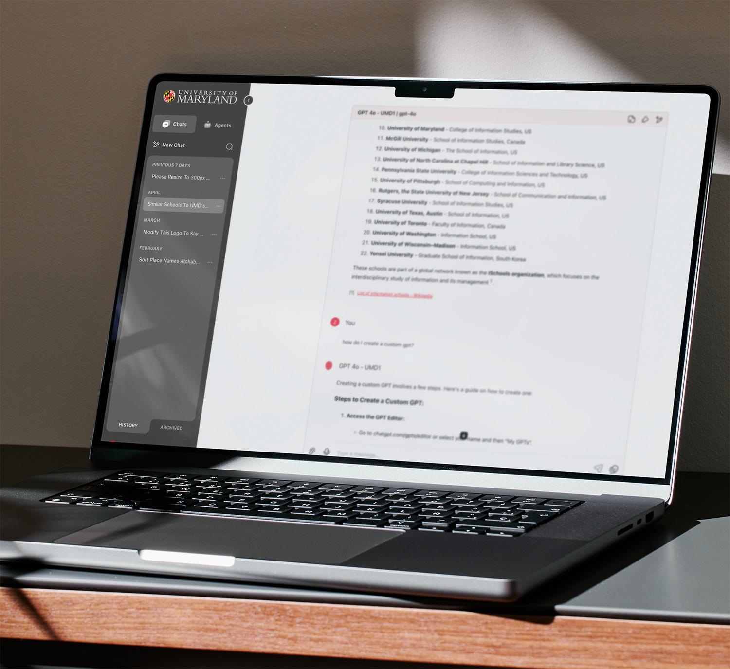 Terp AI screen on a laptop